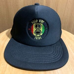 Good Vibe Tribe Black Trucker Hat
